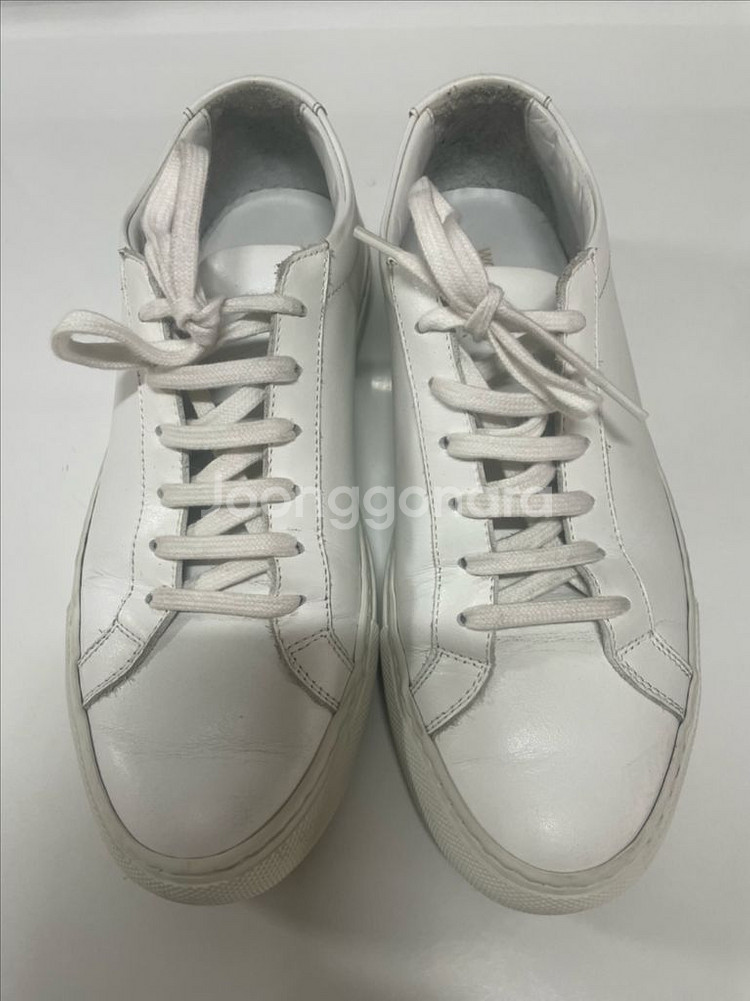 커먼프로젝트 아킬레스 로우 화이트 우먼스 36사이즈--1