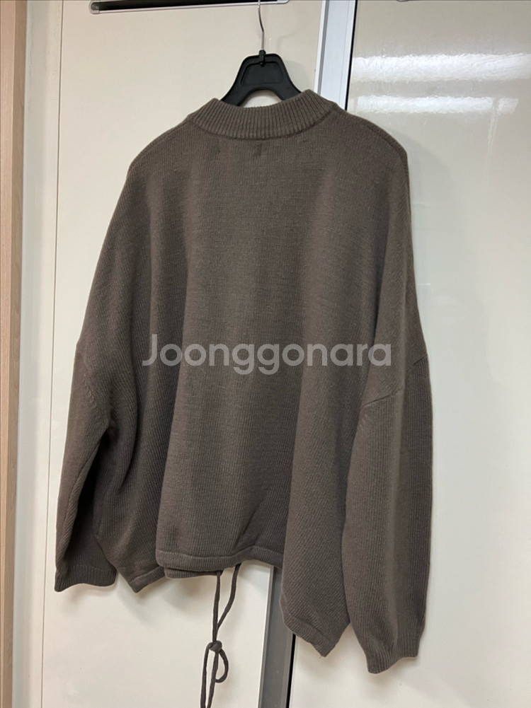 새상품) 24년 그레이스유 GRACE U elle knit zip up 엘르 니트 집업 가디건 리본 울 캐시미어--13