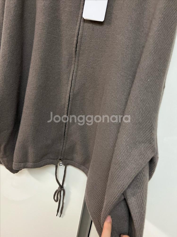 새상품) 24년 그레이스유 GRACE U elle knit zip up 엘르 니트 집업 가디건 리본 울 캐시미어--16