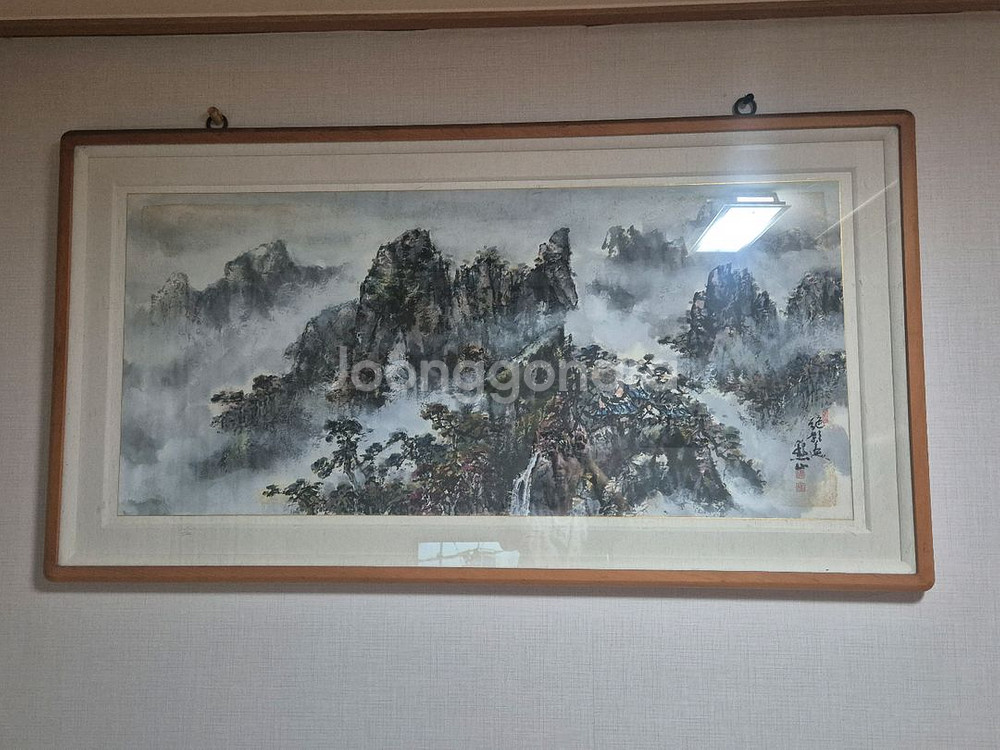 묵산 김진태 화백 산수화 그림--0