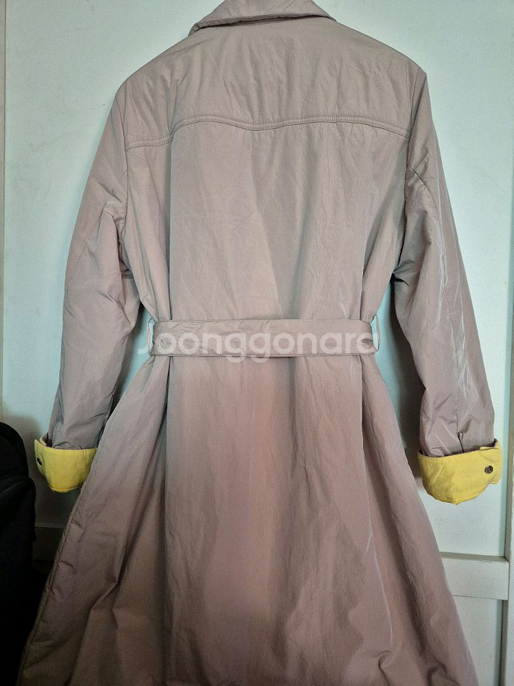 크로커다일 패딩 트렌치코트 105새상품 선물추천--4