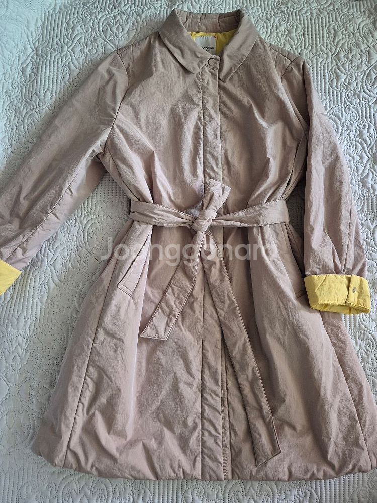 크로커다일 패딩 트렌치코트 105새상품 선물추천--5