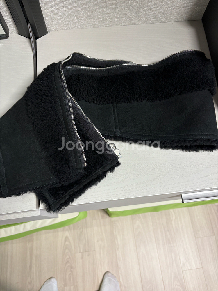 Sandro(산드로) 양털 덕다운 패딩--5