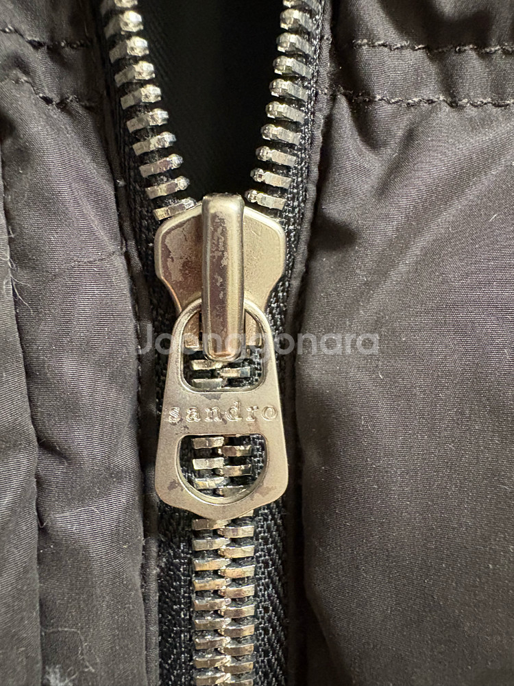 Sandro(산드로) 양털 덕다운 패딩--3