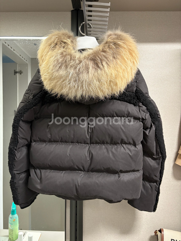 Sandro(산드로) 양털 덕다운 패딩--7