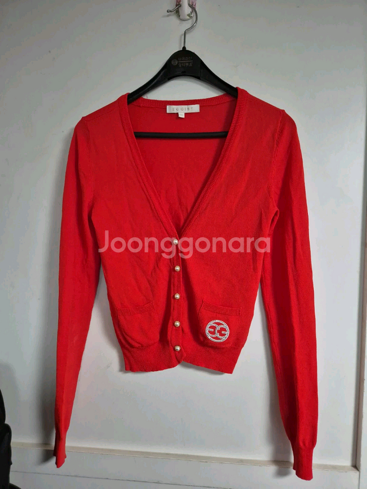 EGOIST 에고이스트 레드 가디건 55사이즈--0