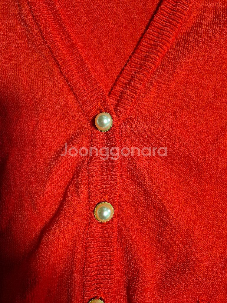 EGOIST 에고이스트 레드 가디건 55사이즈--5