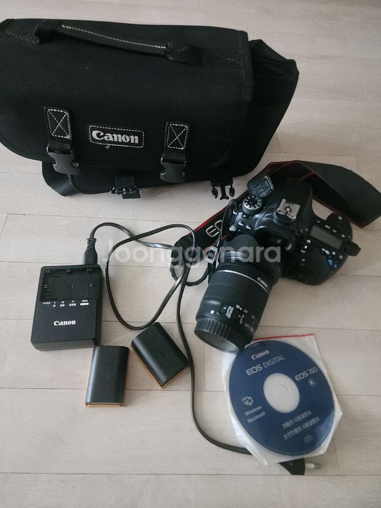 캐논 700D DSLR 카메라 + 18-55mm 렌즈 세트--9