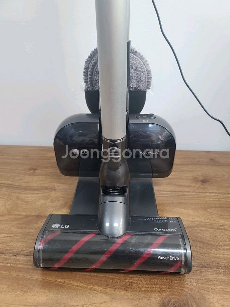 LG 코드제로무선청소기 A9 S97SFBSH1(배터리 56분&33분 작동,물걸레키트포함,전체 청소완)--3