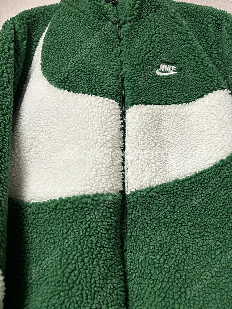 나이키 빅스우시 리버시블 후리스 자켓 고지 그린 M--1