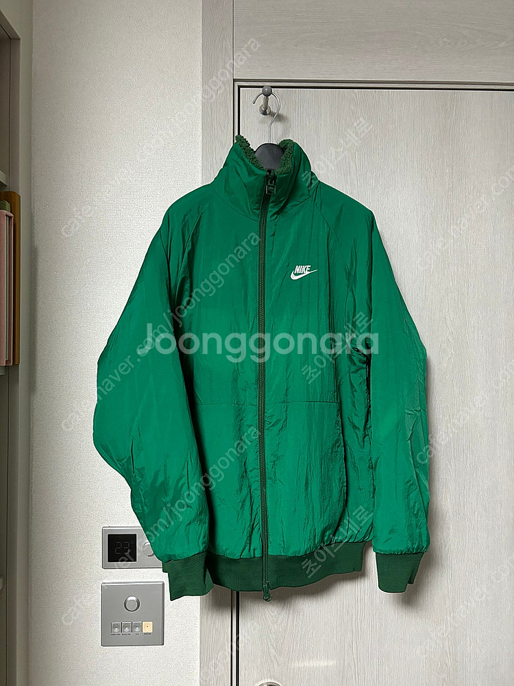 나이키 빅스우시 리버시블 후리스 자켓 고지 그린 M--2