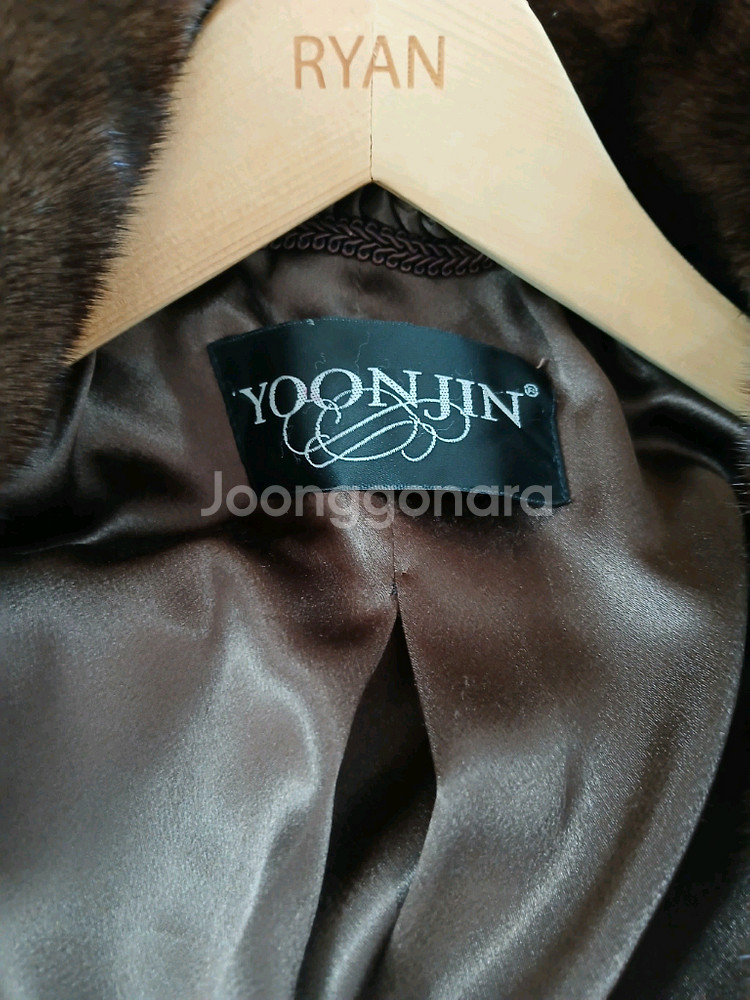 여성용 밍크 코트 66마른77 거의새것--3