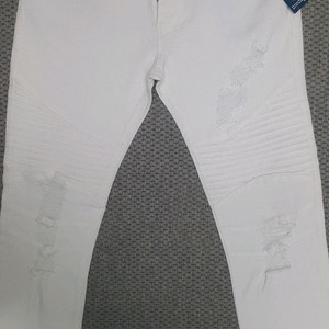 발망스타일(완전스판) 흰청바지 34인치(No.791)새상품!