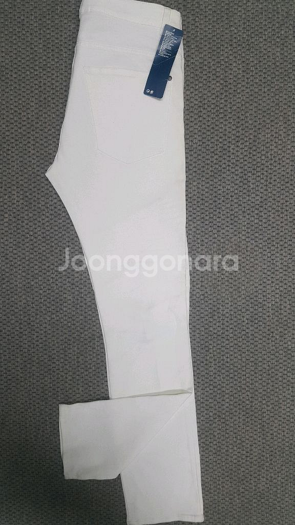 발망스타일(완전스판) 흰청바지 34인치(No.791)새상품!--9