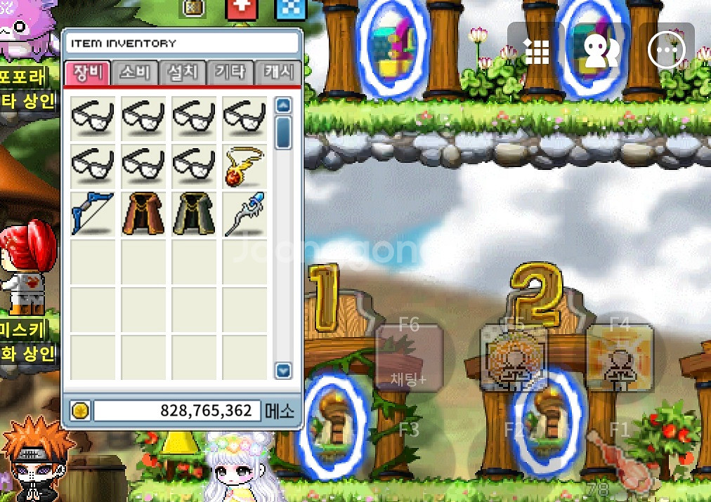 로나월드 메소 억당2.1억에 8억판매--0