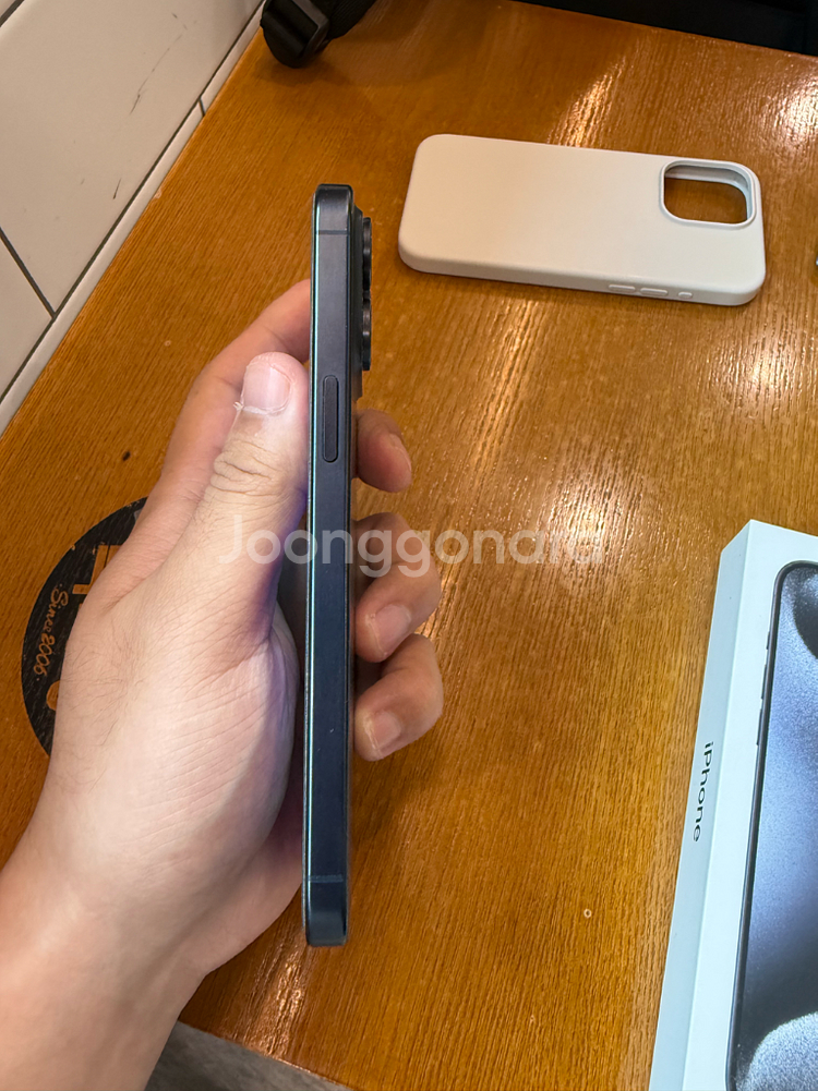 아이폰 15프로 맥스 256 블루 급처--3