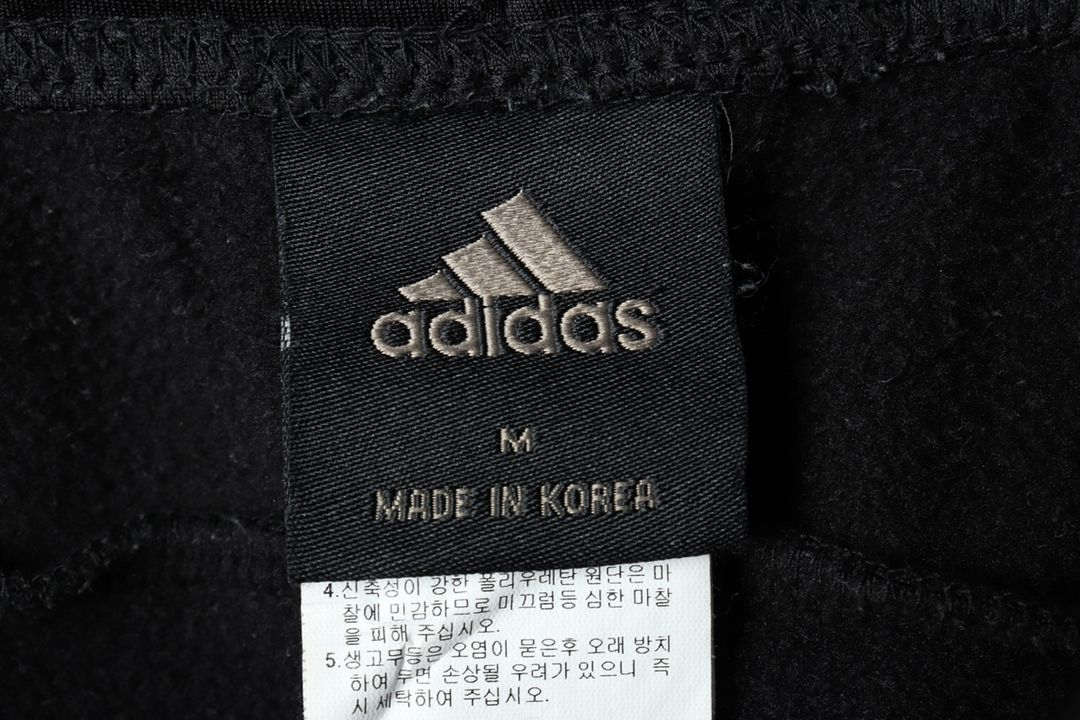(M) 아디다스 트레이닝복 바지 블랙 삼선 기모 이미지