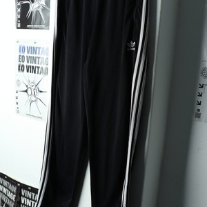 (XL) 아디다스 트레이닝복 바지 파이어버드 블랙