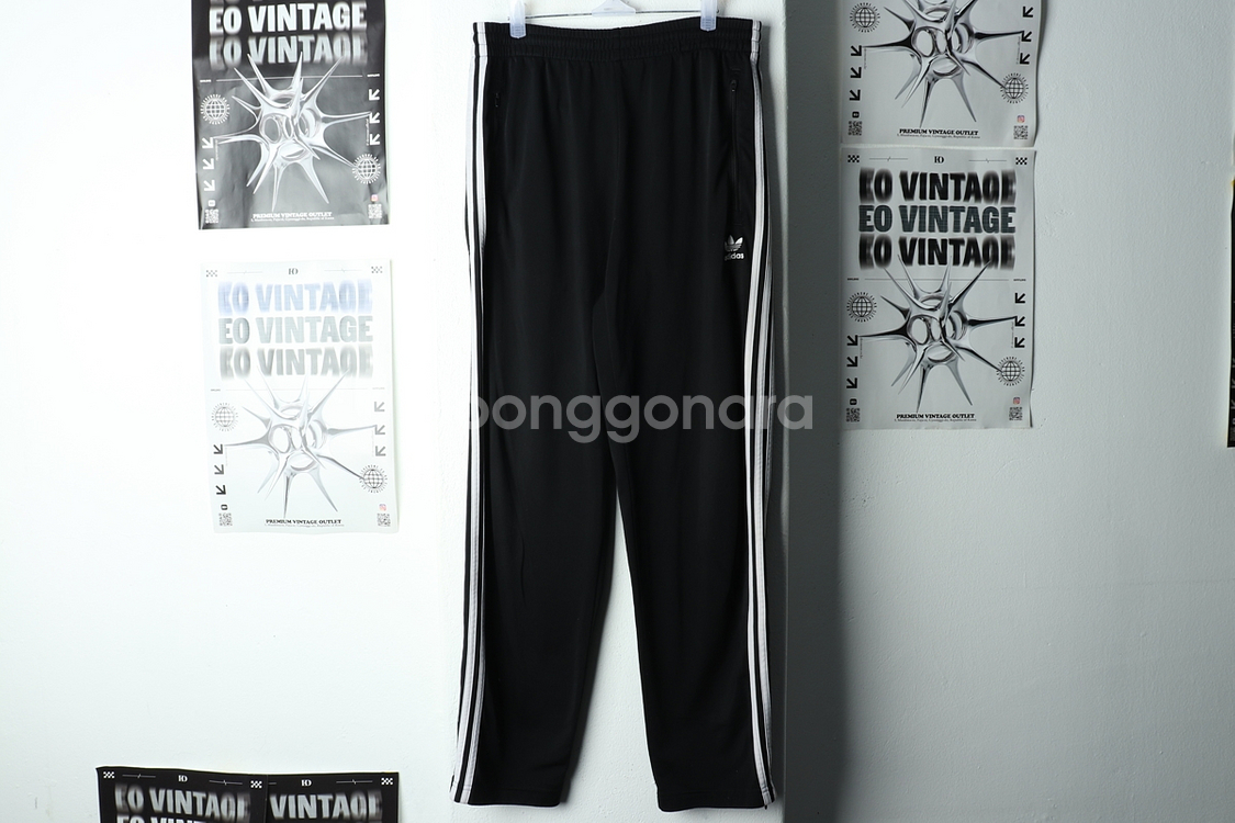 (XL) 아디다스 트레이닝복 바지 파이어버드 블랙--1