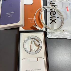 아이폰13프로 정품 가죽케이스 등