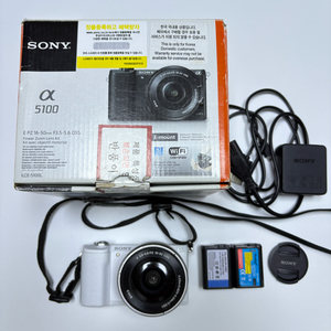 소니 A5100 미러리스 카메라 세트