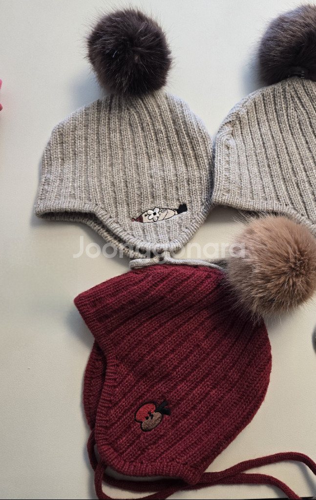 리미떼두두 방울 귀도리 모자 M 개당가격--0