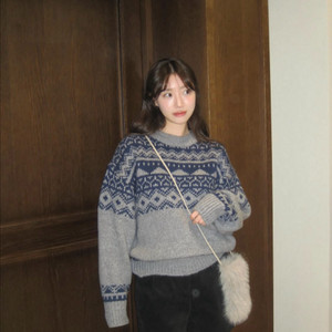 망고매니플리즈 더현대 익스클루시브 노르딕 니트