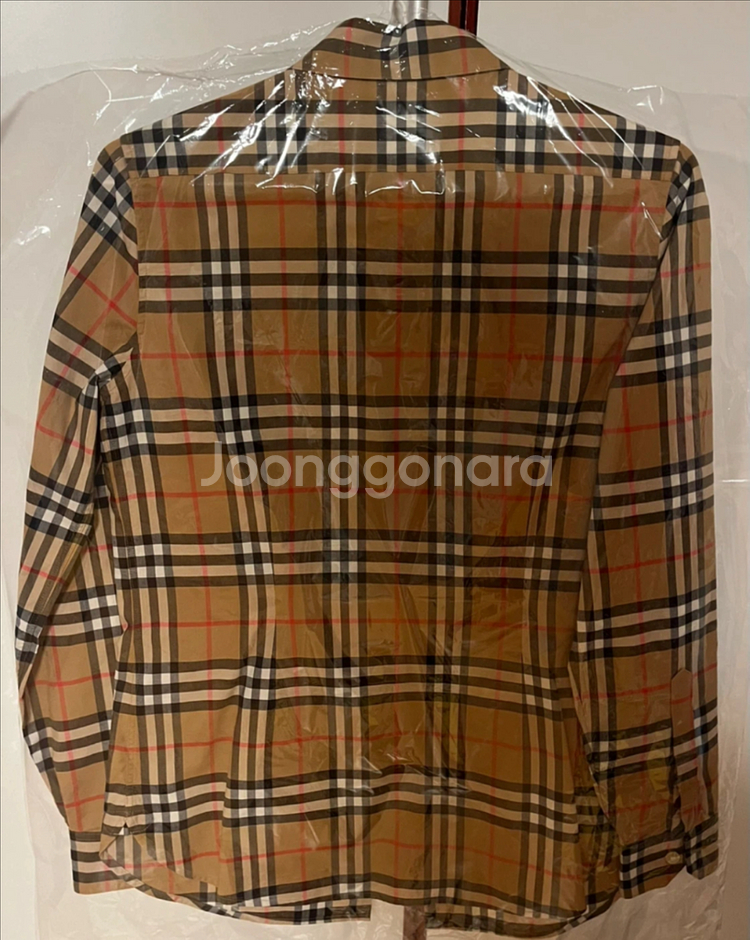 버버리 여성용 체크 셔츠--3