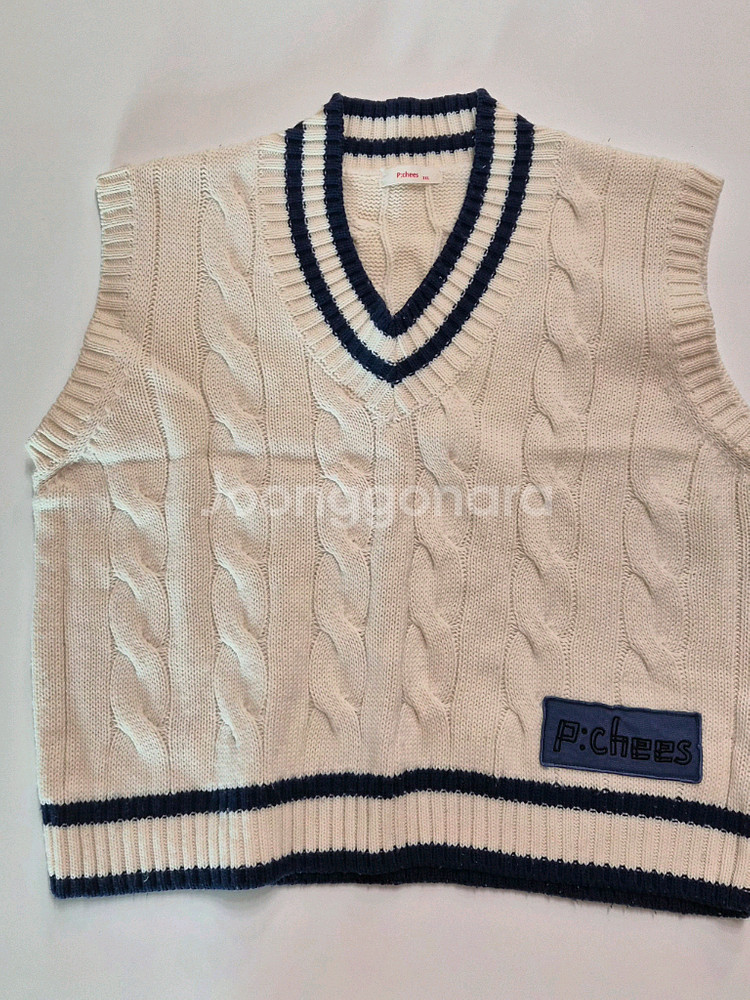 피치스 니트 베스트 조끼 3XL--0