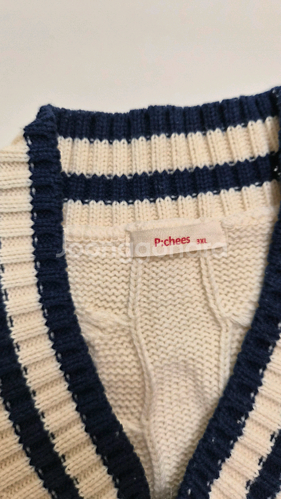 피치스 니트 베스트 조끼 3XL--1