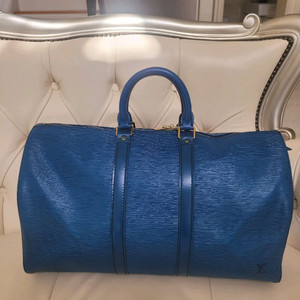 루이비통 예삐 키폴45 블루 보스턴백