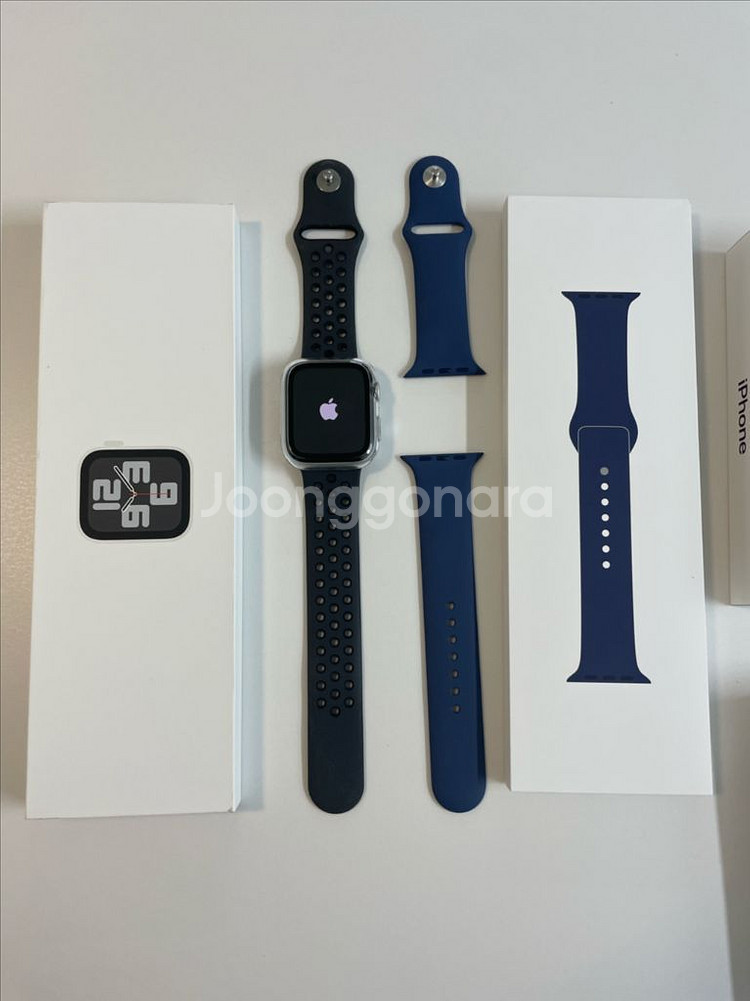 애플워치 SE 2세대 44mm 실버--0