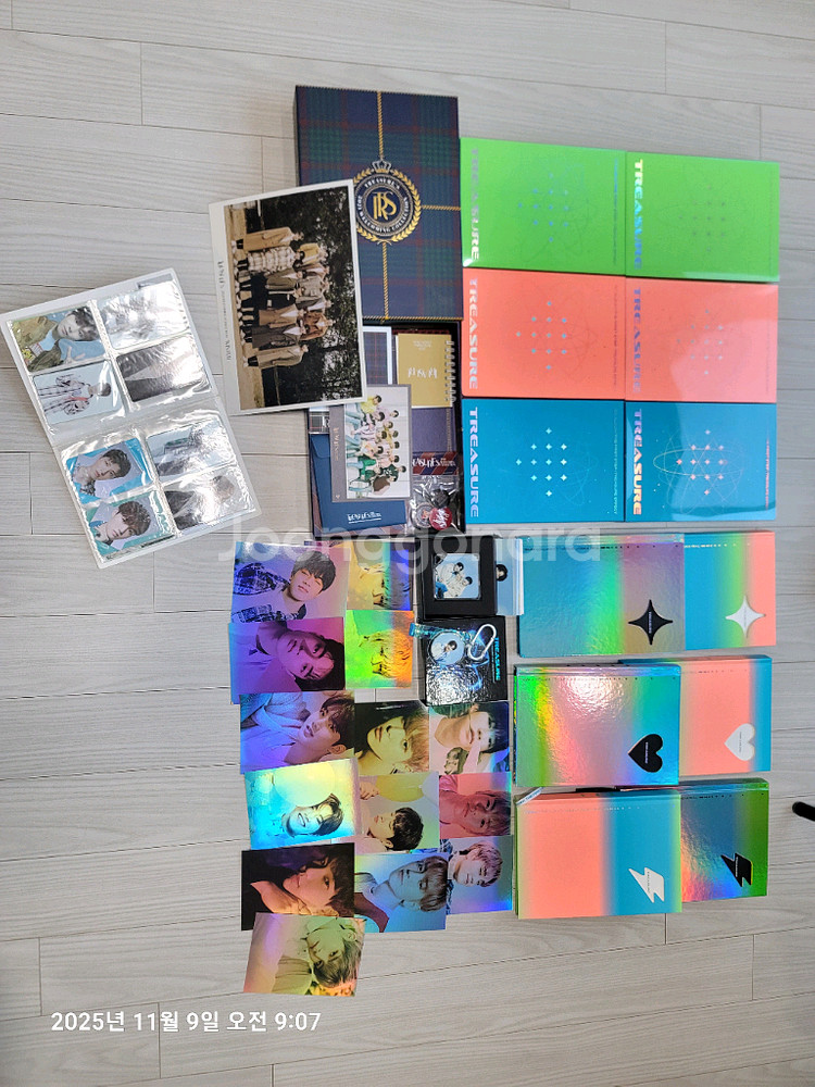 트레저 앨범 포카 등 일괄 양도--0