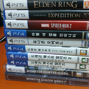 PS4/PS5 게임 타이틀 모음