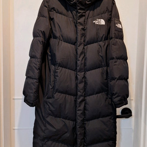 노스페이스 여성 구스 롱패딩