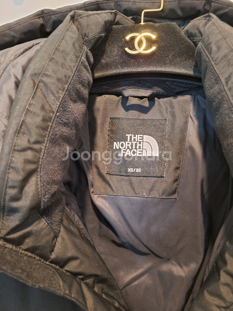 노스페이스 여성 구스 롱패딩--2