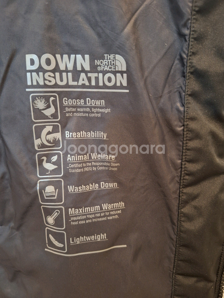 노스페이스 여성 구스 롱패딩--7