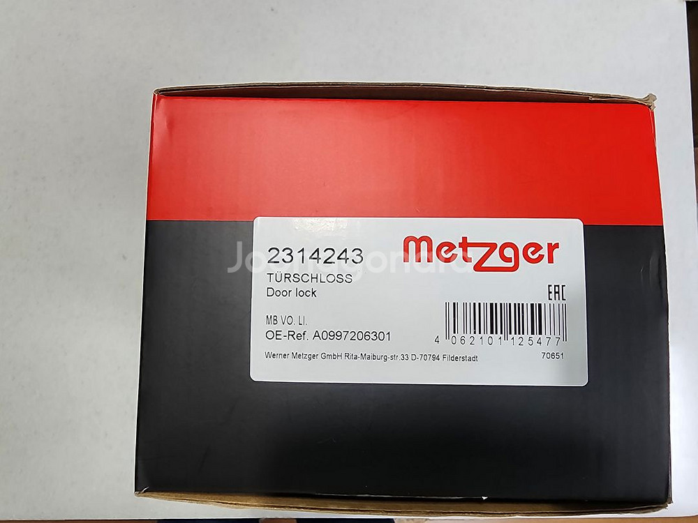METZGER 벤츠 W205 C200 앞 운전석 도어락 전도어락좌 0997206301 2314243--0