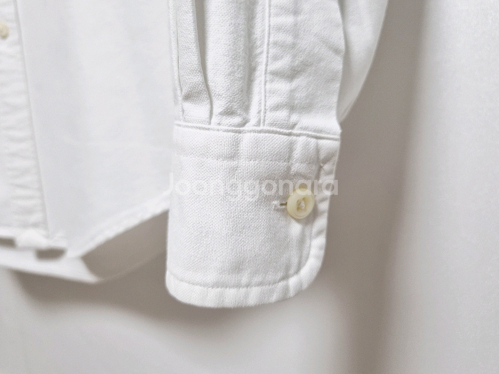 남성 폴로 화이트 흰색 옥스퍼드 멀티포니 긴팔 남방 셔츠 옥스포드--3