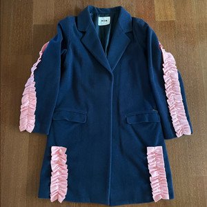 MSGM 키즈 러플 코트 14A