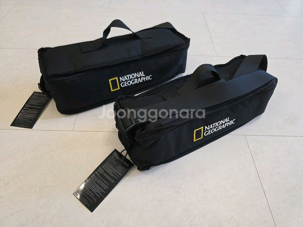 내셔널지오그래픽 캠핑의자 2개 + 폴딩박스--8