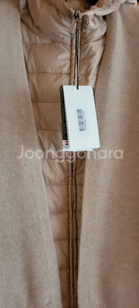 25 더캐시미어 후드 패딩 가디건 사은품새상품 타임 랑방--2