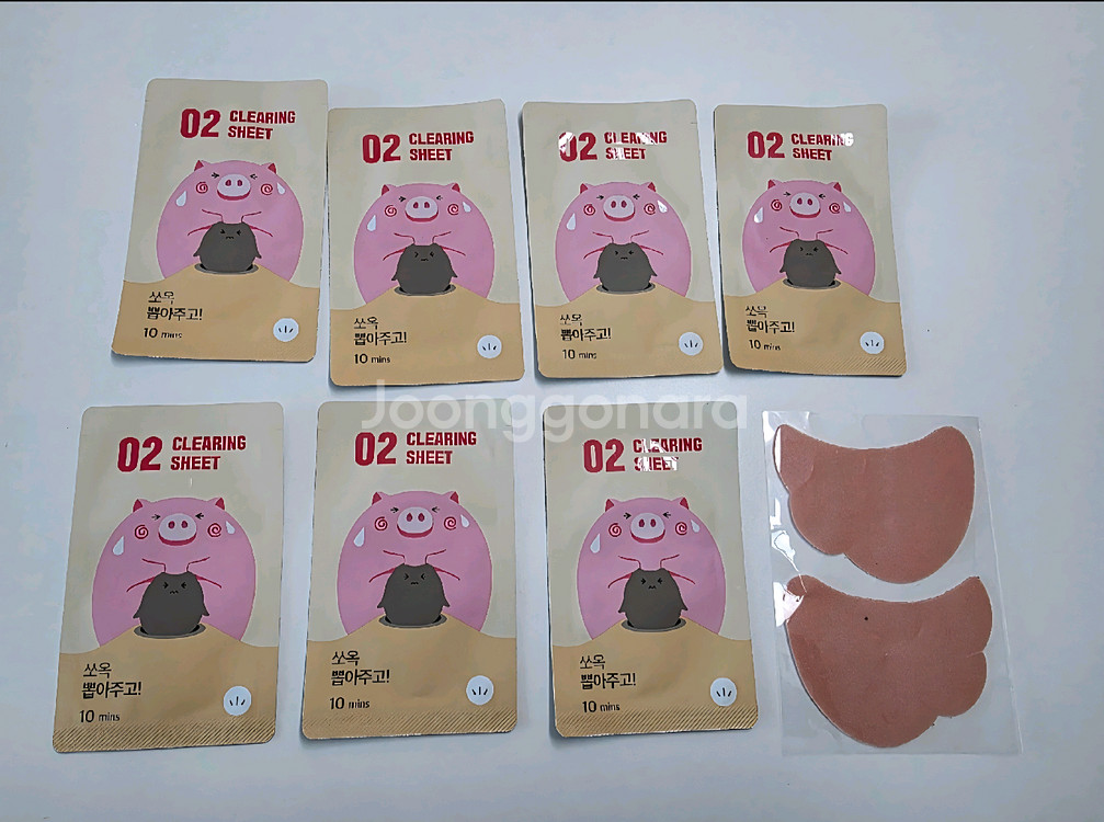 미팩토리 3단 돼지코팩 7개 (새상품)--0