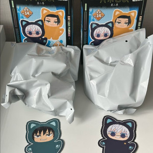 주술회전 캣이어 주부부 미개봉 고죠 사토루 토우지 피규어 일괄