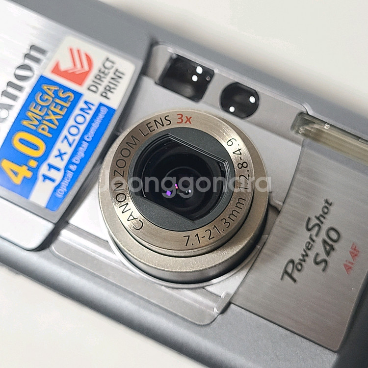 캐논 파워샷 S40 빈티지 디카 디지털카메라--6