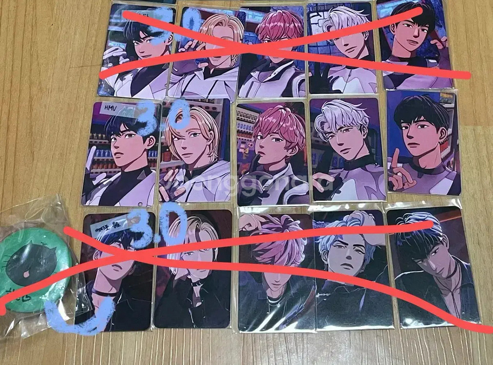 플레이브 포카 판매--1