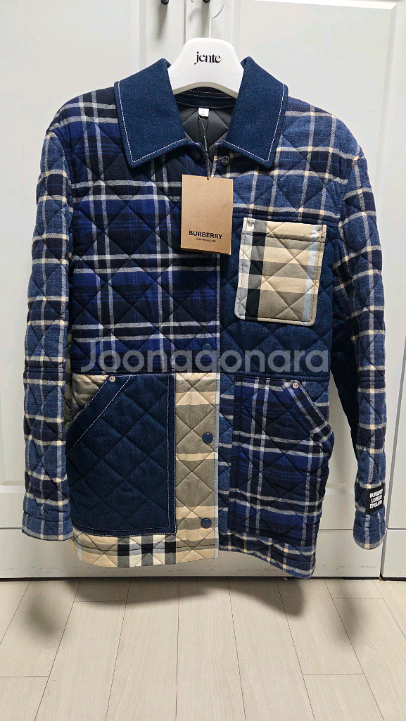 버버리 던스비 패치워크 여성용 퀄팅쟈켓 S 사이즈 새제품(66사이즈)--0