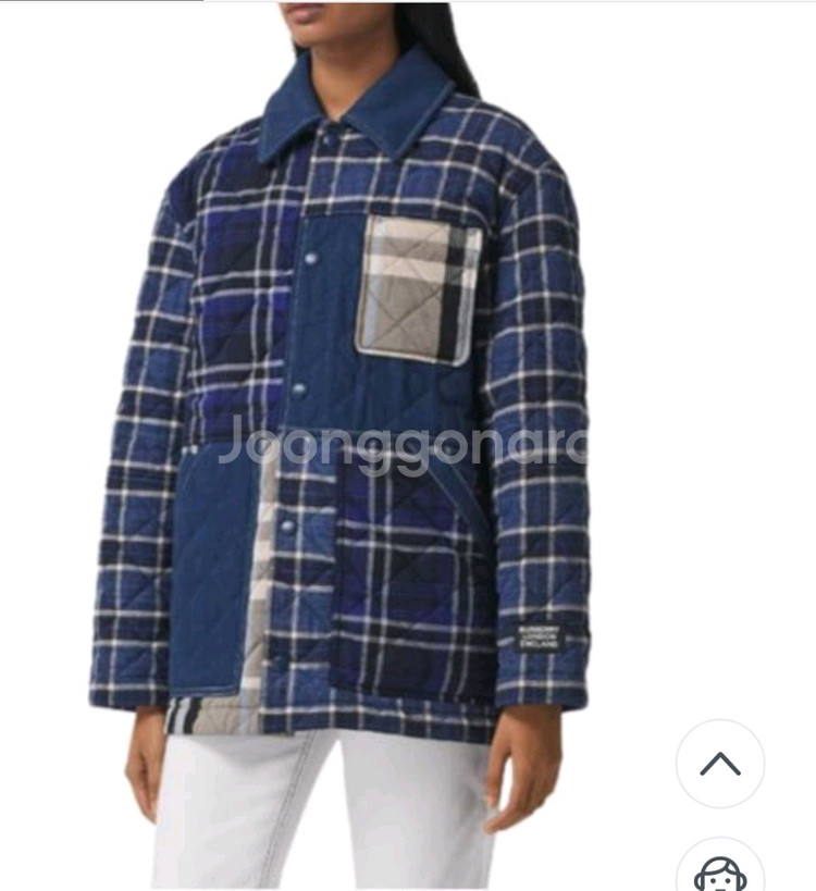 버버리 던스비 패치워크 여성용 퀄팅쟈켓 S 사이즈 새제품(66사이즈)--4