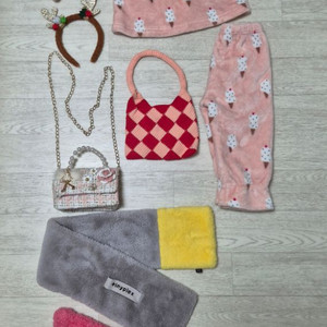 오르시떼 60사이즈 극세사 여아 잠옷 외 겨울 용품 일괄판매