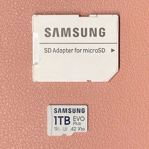 마이크로SD 카드 1TB 삼성 SD어댑터